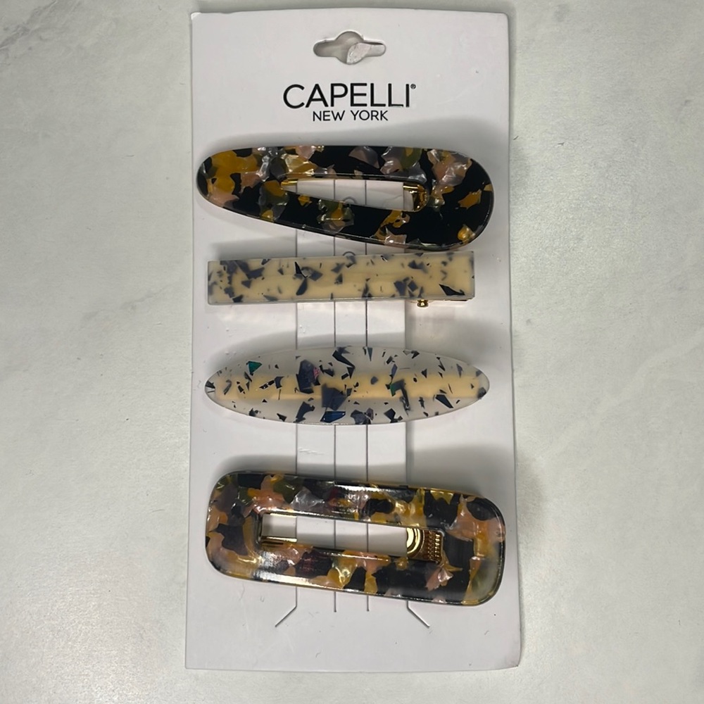 NWT Tortoise Hair Clips